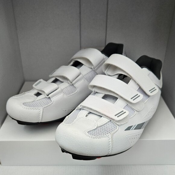 Tommaso Shoes - Tommaso Cycling Spin Shoes Women's White 10 Pista 100 + Delta Road Indoor